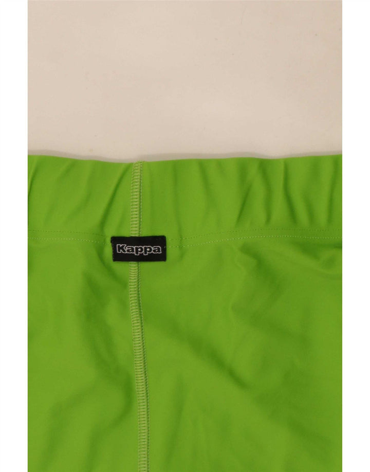 Damskie spodenki sportowe Kappa UK 10 Small, zielone, poliamidowe