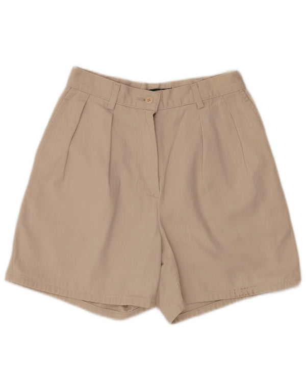 Damskie szorty z wysokim stanem J. Crew US 6 Medium W25, beżowa bawełna