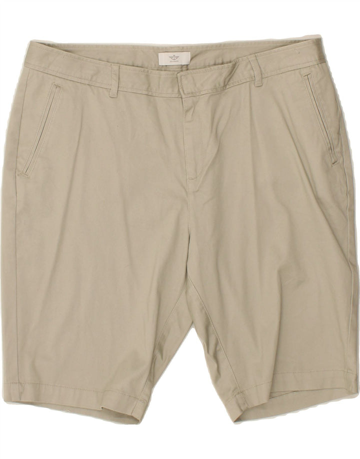 DOCKERS Womens Chino Shorts US 14 XL W34 Grey Cotton Vintage Dockers and Second-Hand Dockers from Messina Hembry 