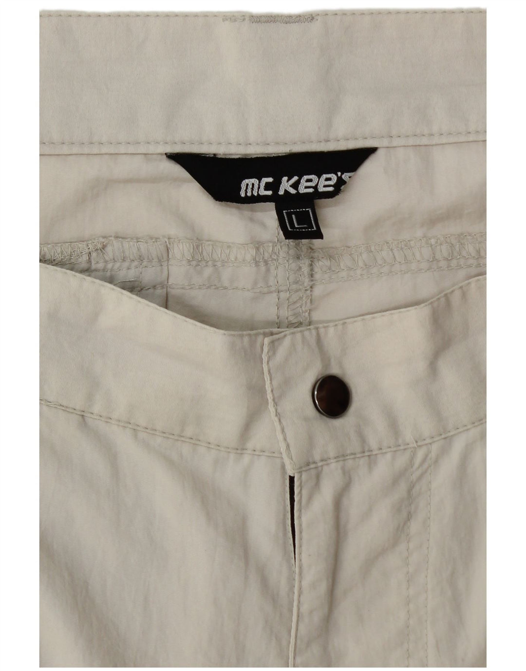 Męskie spodenki cargo MC Kee, duże W34, szary nylon