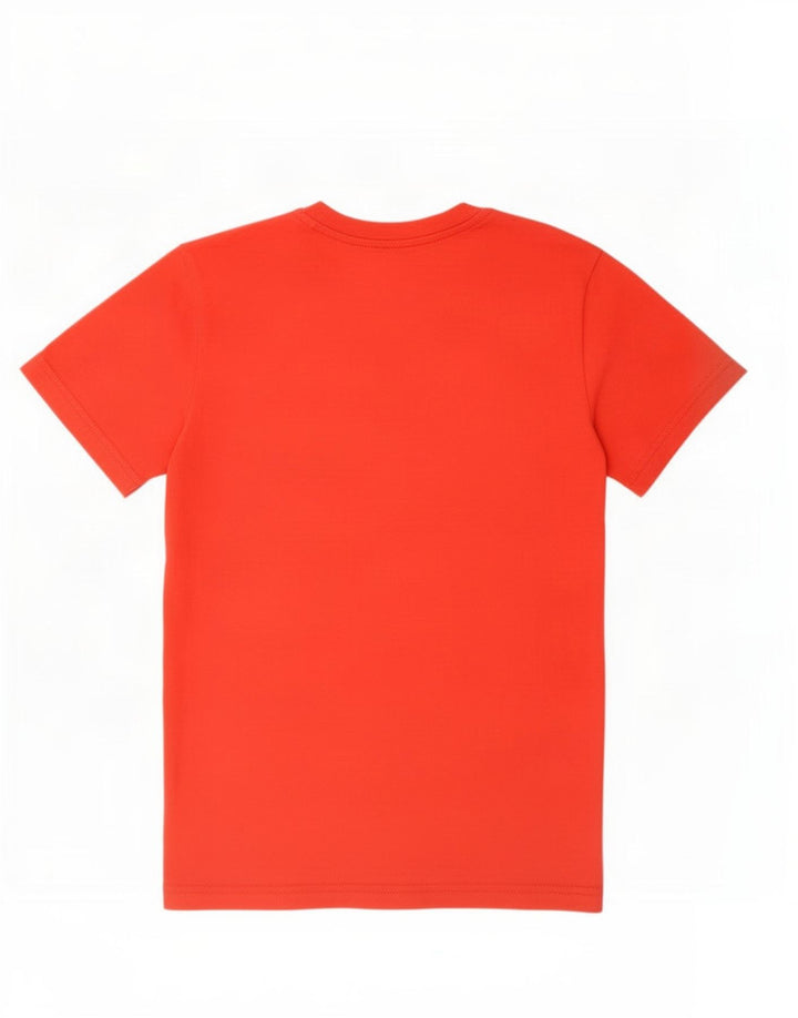 Chłopięcy T-shirt z grafiką Diesel, 9-10 lat, czerwona bawełna