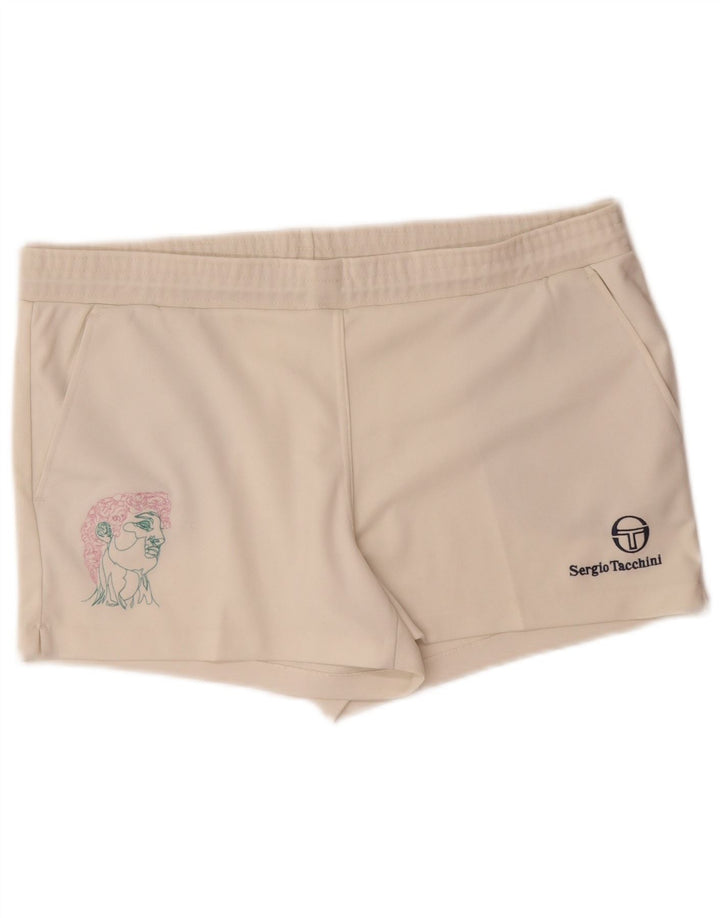 Męskie spodenki sportowe Sergio Tacchini IT 54 XL, biały poliester