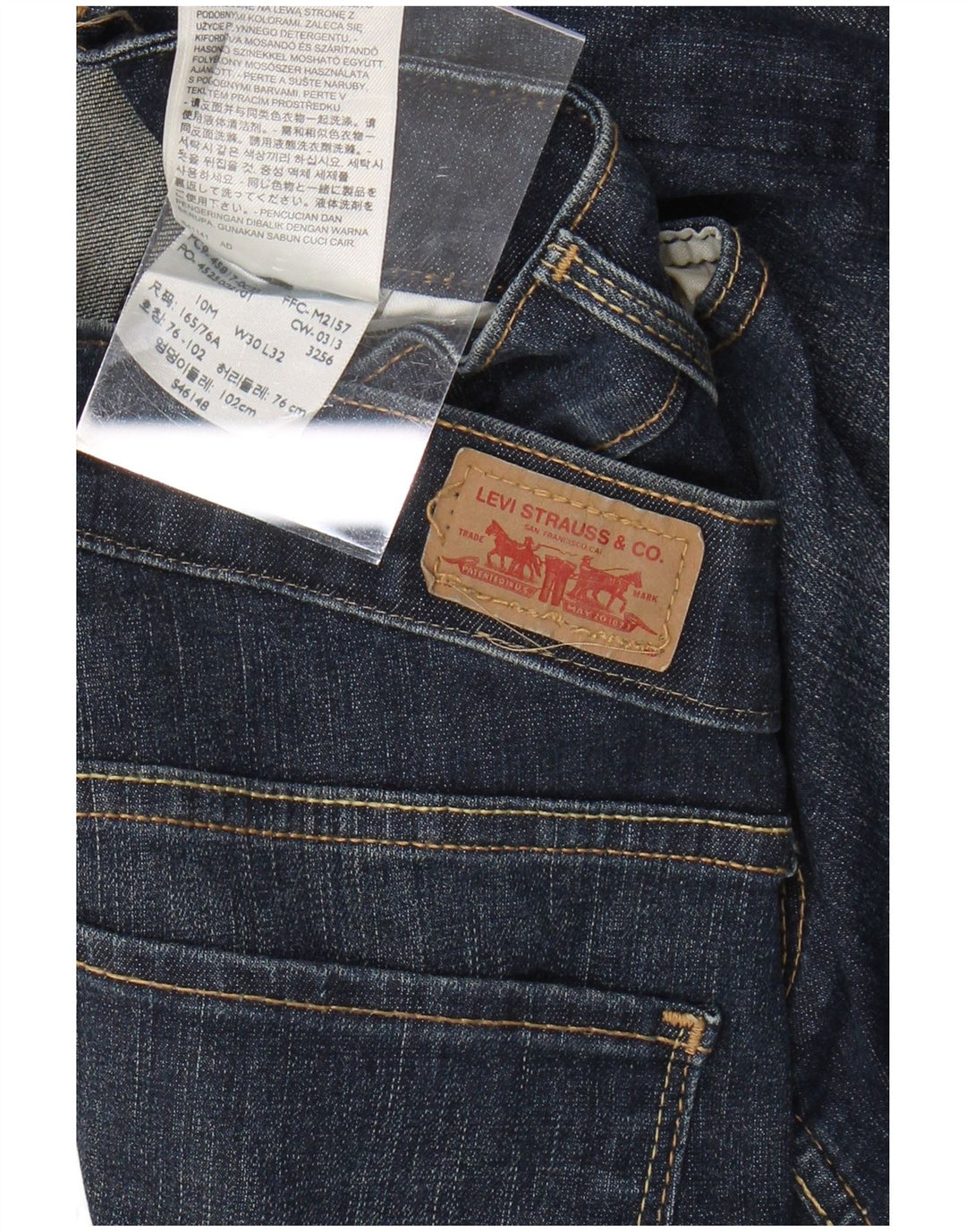 Damskie legginsy LEVI'S Skinny Jeans W30 L26 Niebieska bawełna