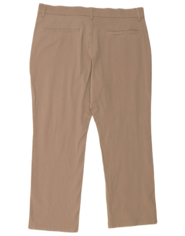 Marks & Spencer Damskie proste spodnie codzienne UK 18 XL W38 L26 Szare