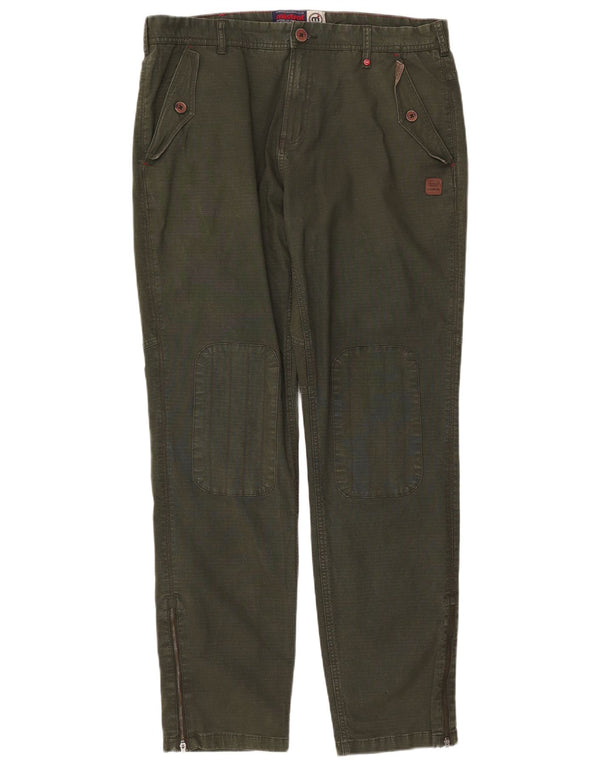Męskie spodnie chino MISTRAL IT 54 2XL W38 L33 Khaki Cotton