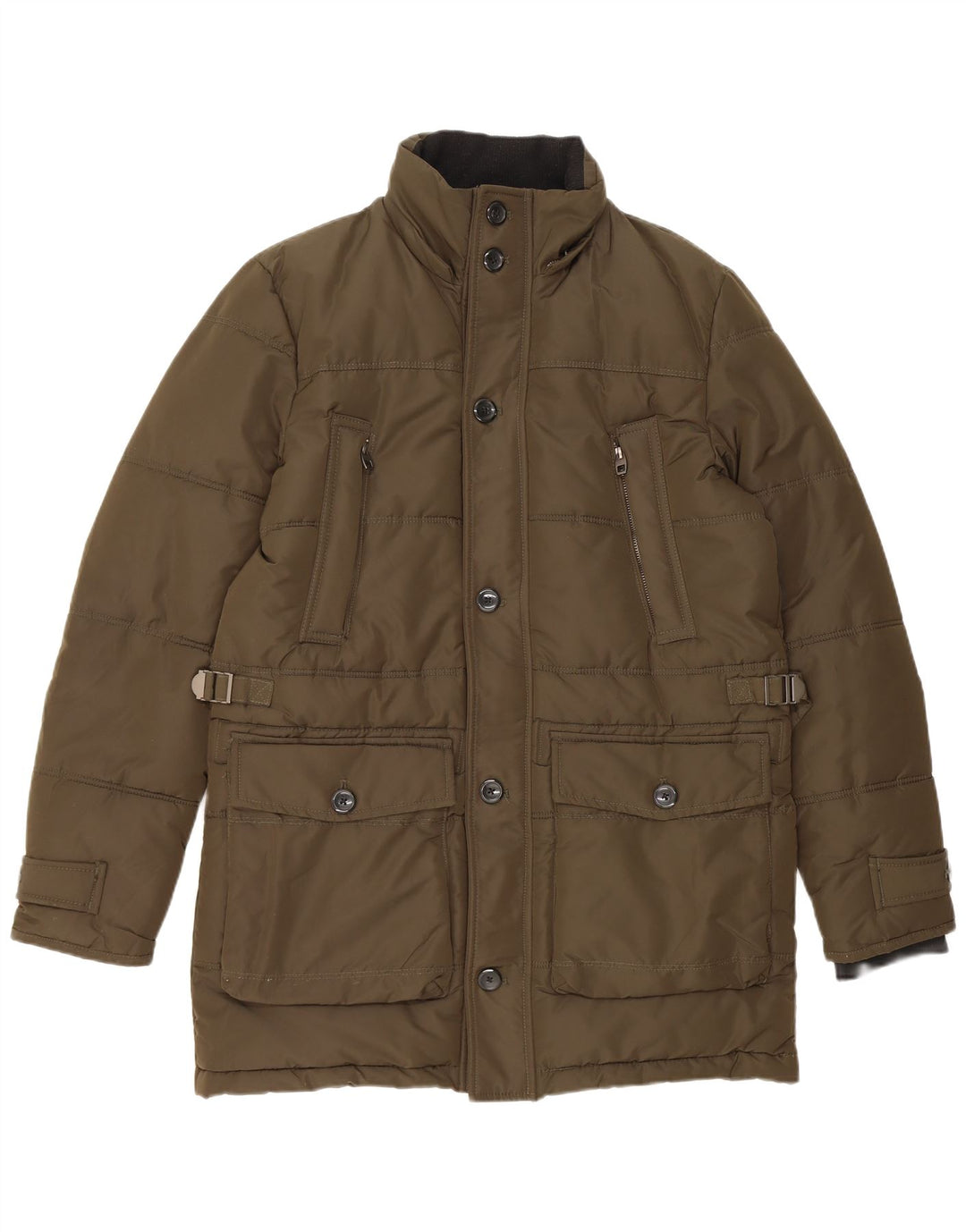 Męska ocieplana kurtka Zara UK 38, średni khaki