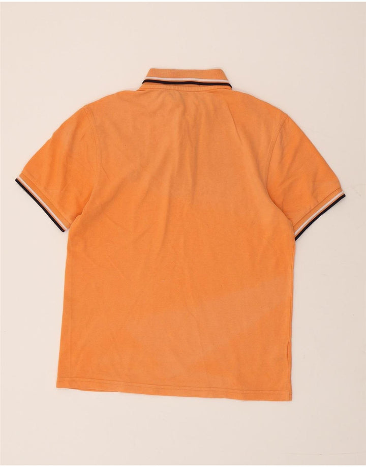 Męska koszulka polo FRED PERRY, mała, pomarańczowa, bawełniana