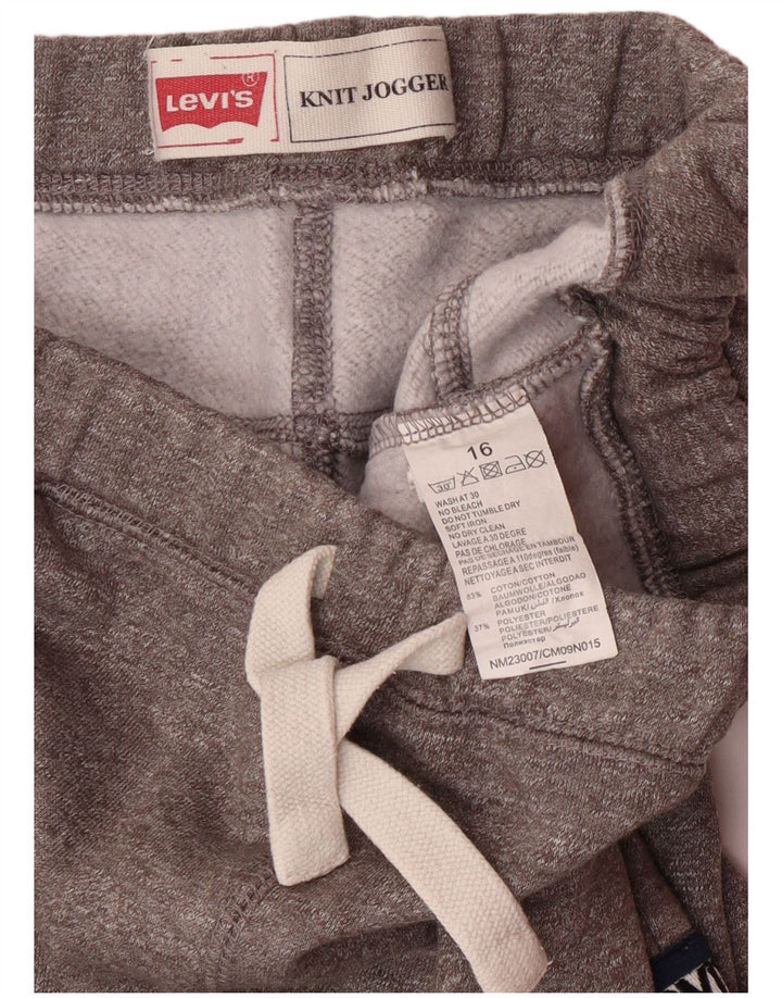 Spodnie dresowe chłopięce Levi's Joggers 15-16 lat Szara bawełna