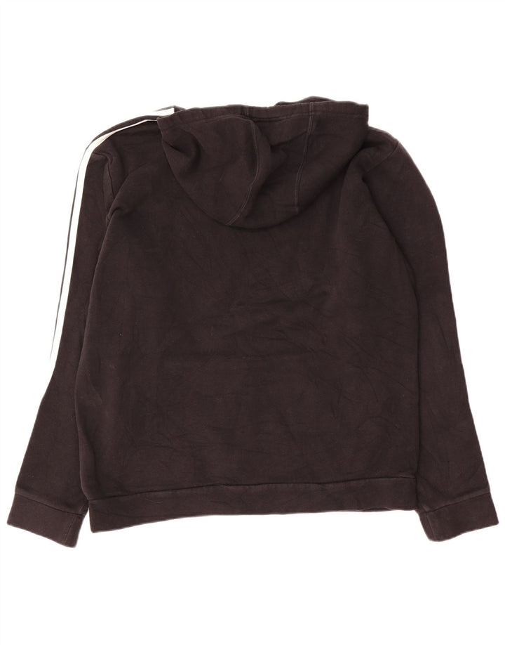 Męska bluza z kapturem Adidas Graphic, średnia czarna, bawełniana