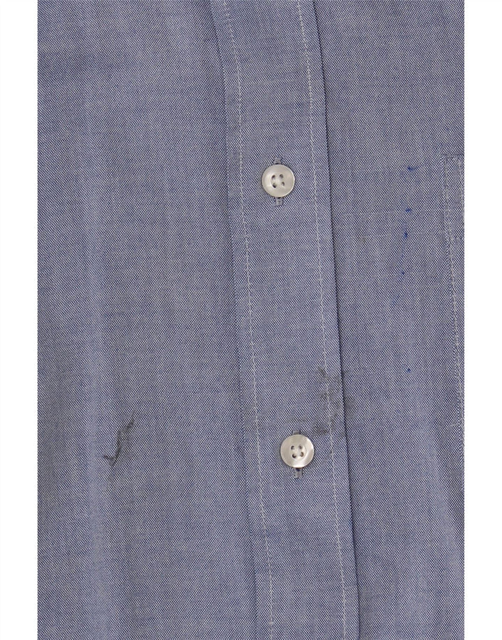 NAUTICA Mens Shirt Size 15 1/2 Medium Blue Cotton Vintage Nautica and Second-Hand Nautica from Messina Hembry 
