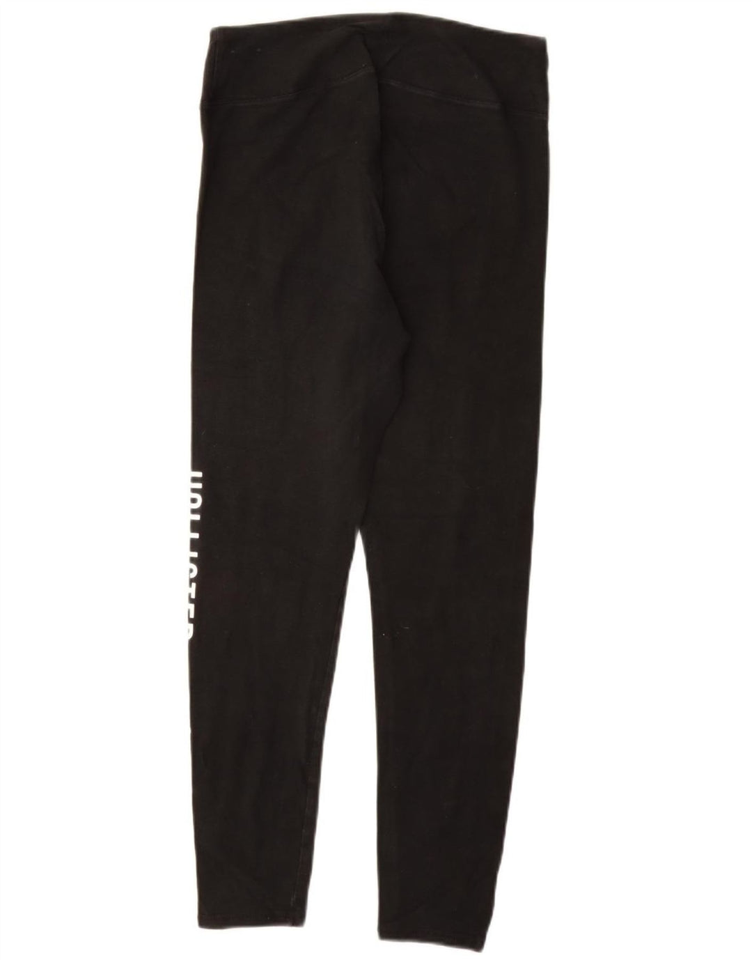 Damskie legginsy z grafiką HOLLISTER UK 14, duże, czarne, bawełniane