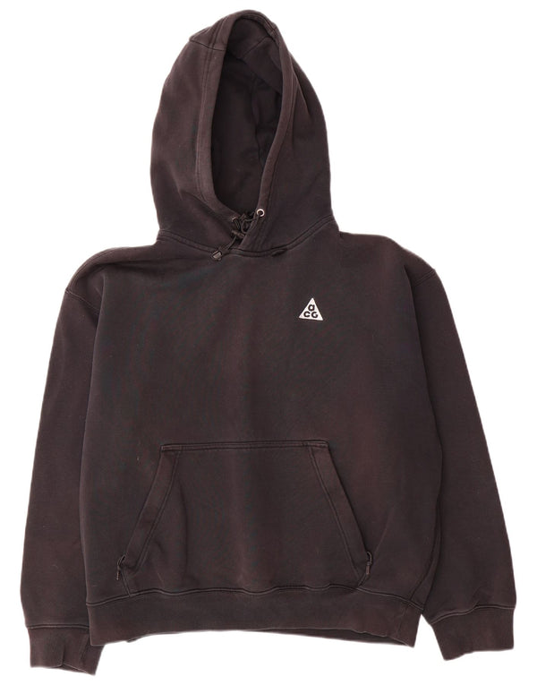 Męska bluza z kapturem Adidas Therma-Fit o luźnym kroju, średnia czarna bawełniana