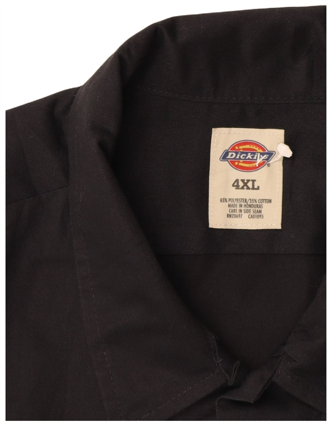 Męska koszula z krótkim rękawem DICKIES 4XL, czarny poliester