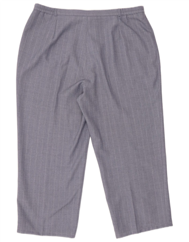 ST. BERNARD Damskie krótkie spodnie z wysokim stanem UK 20 2XL W34 L24 Niebieskie