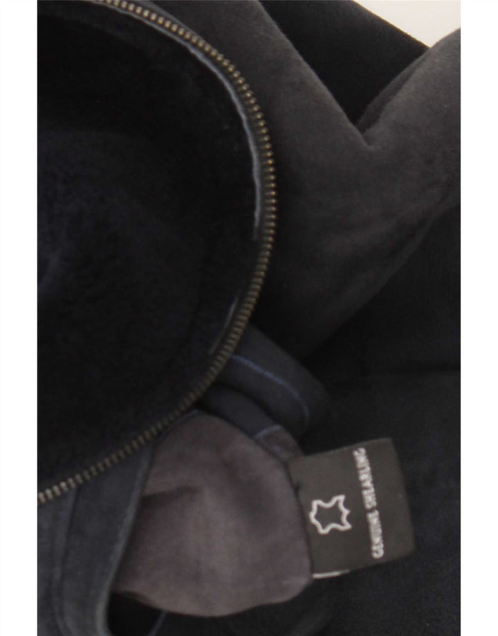 CPL1953 Damska kurtka Bomber Shearling UK 20 2XL Granatowa kurtka Shearling