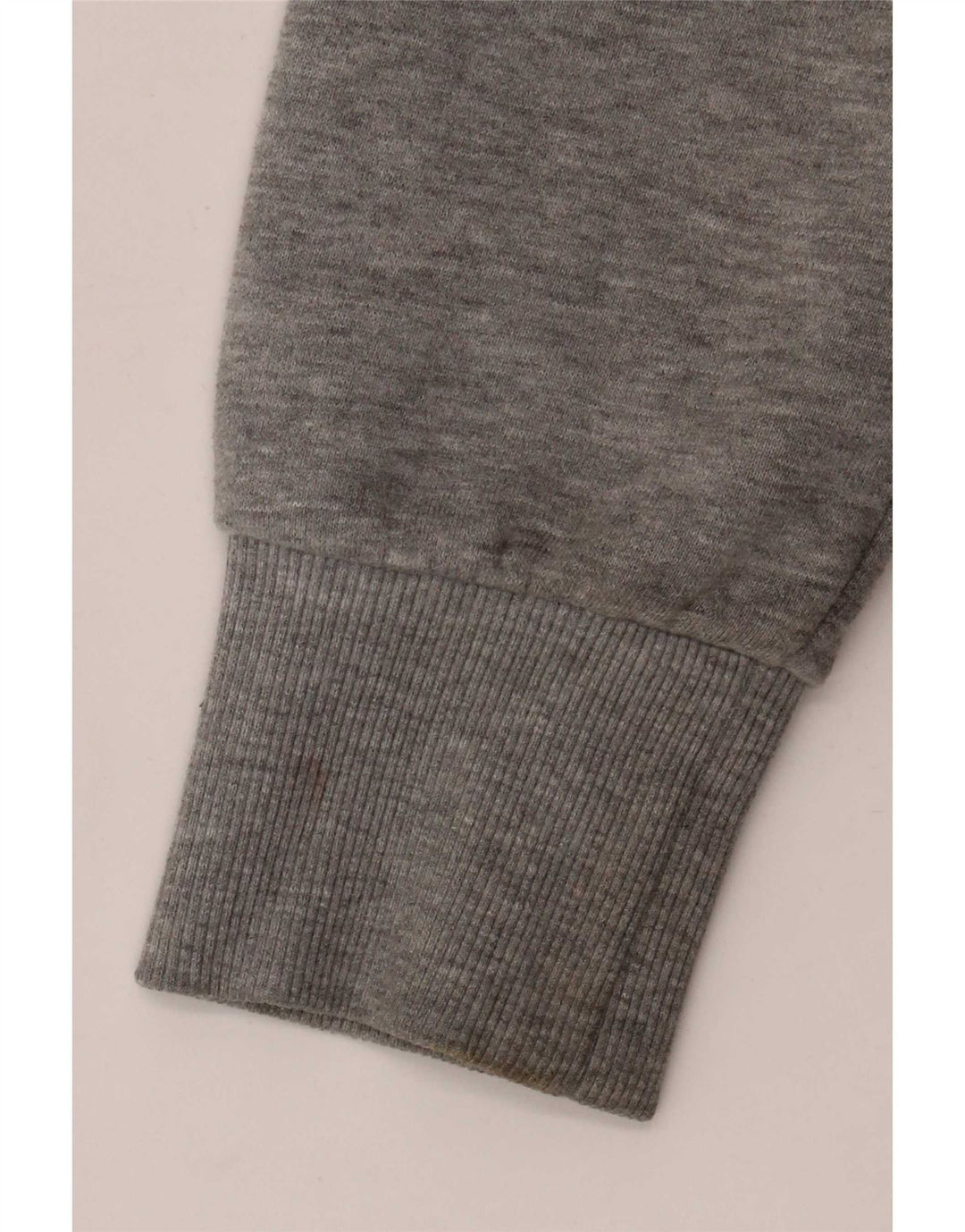 Męski sweter z kapturem i zamkiem Superdry, duży, szary, bawełniany w cętki