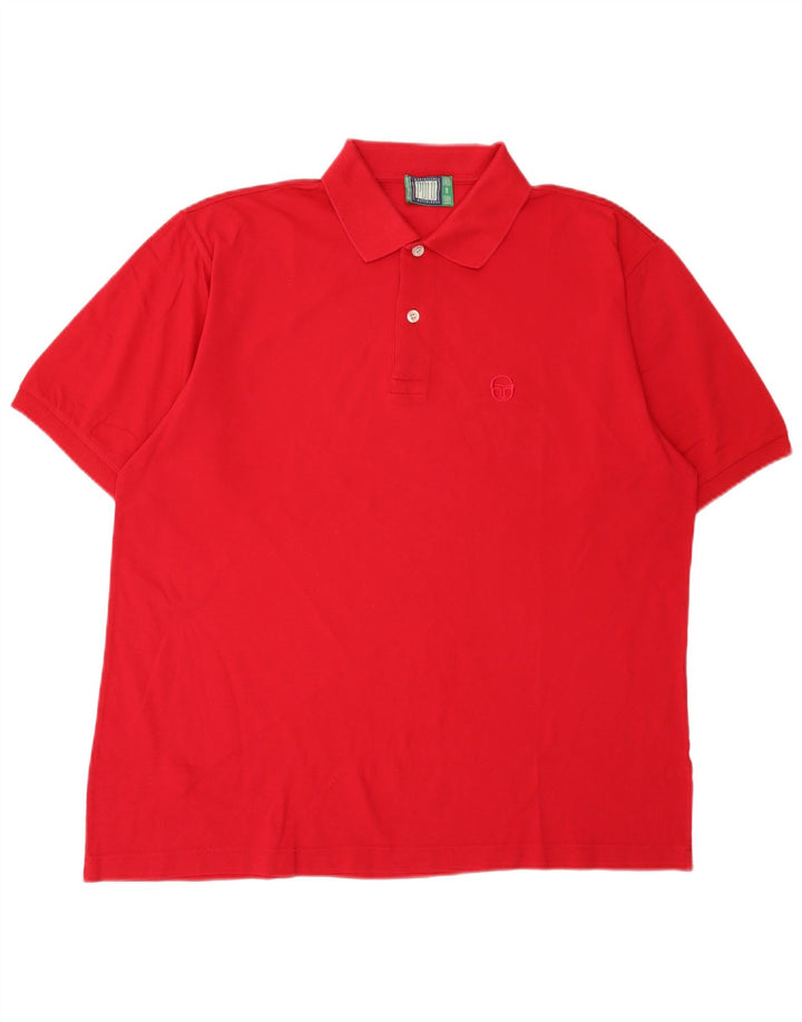 Męska koszulka polo Sergio Tacchini, duża, czerwona