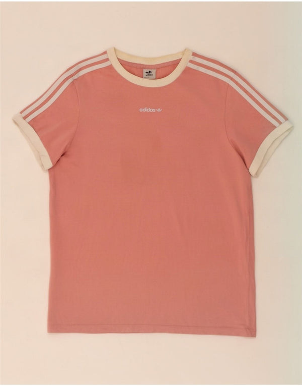 Damska koszulka Adidas Top UK 12 Średnia różowa bawełna