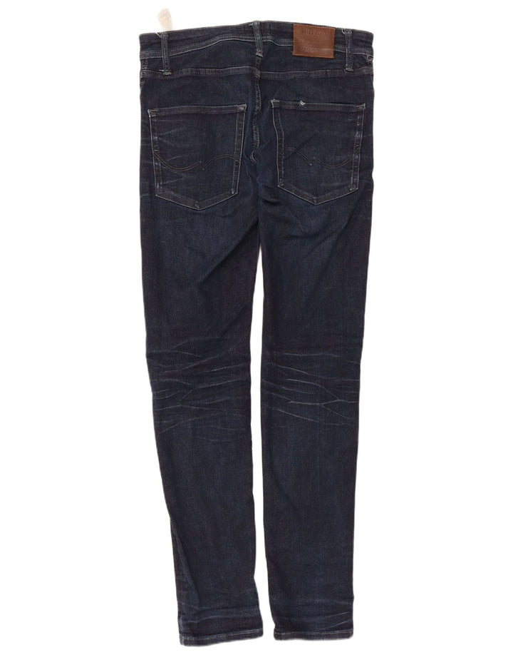 Męskie jeansy Jack & Jones GLENN Slim W32 L32 Granatowa bawełna