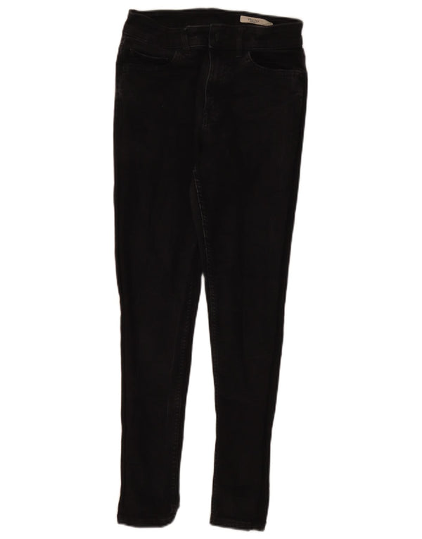 Marks & Spencer Damskie The Ivy Skinny Jeans UK 8 Small W24 L26 Czarna bawełna