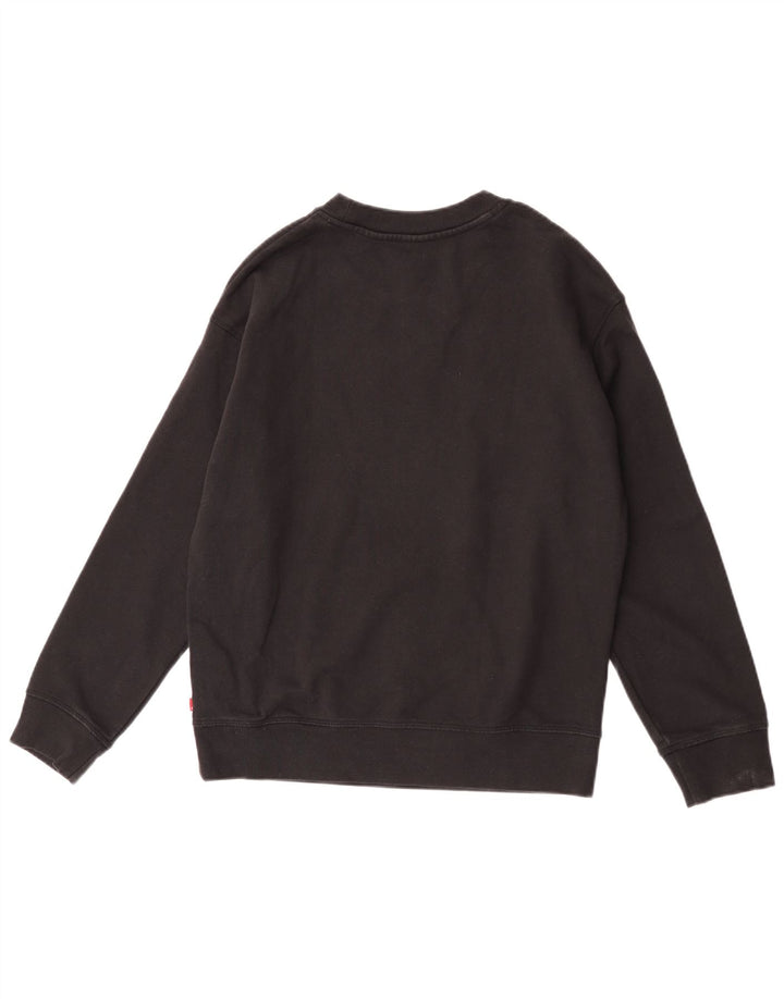 Męska bluza z grafiką Levi's, mała, czarna, bawełniana