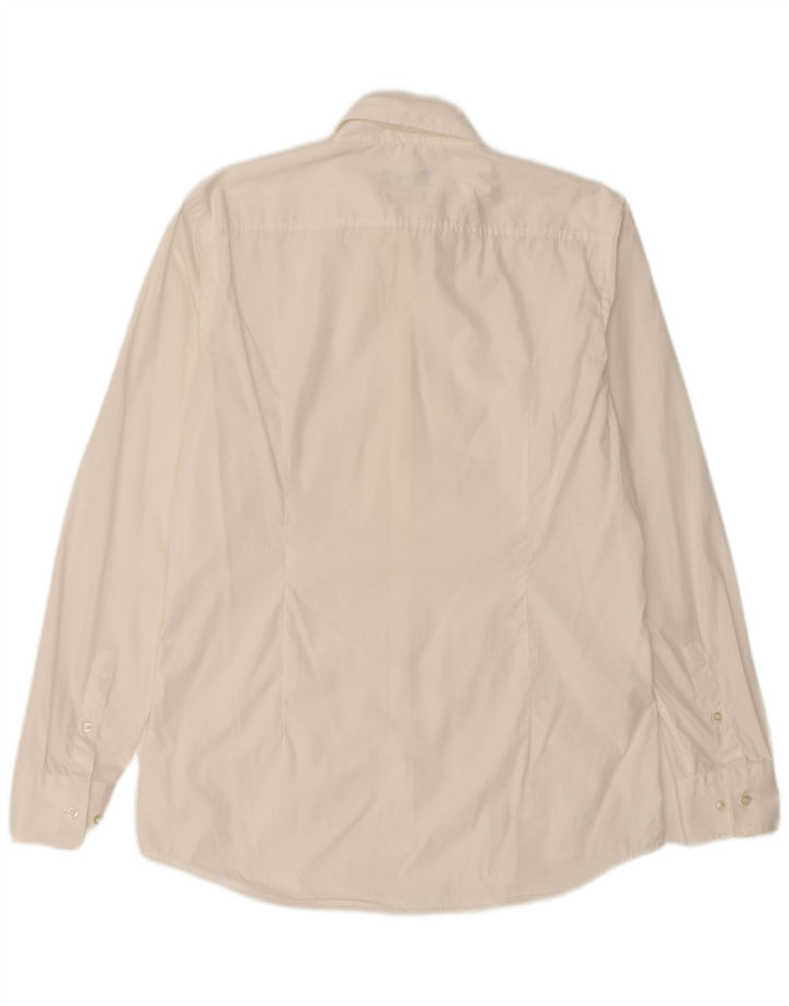 Koszula męska Hugo Boss Slim Fit, rozmiar 40 15 3/4, średnia biała bawełna