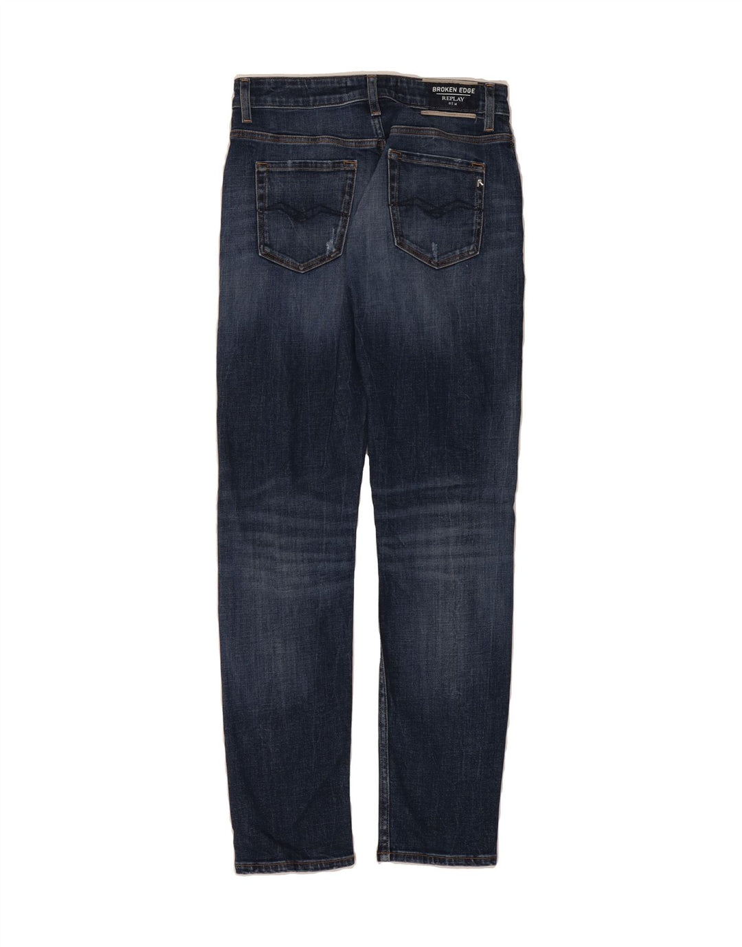 REPLAY Womens Marty Distressed Slim Jeans W26 L30 Blue Cotton Vintage Replay and Second-Hand Replay from Messina Hembry 