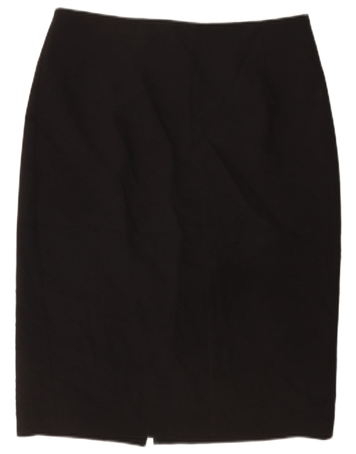 Marks & Spencer Damska spódnica ołówkowa UK 14 Large W32 Czarny poliester
