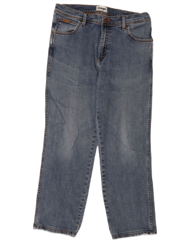 Męskie jeansy Wrangler Texas Straight W36 L29 Niebieskie, bawełniane