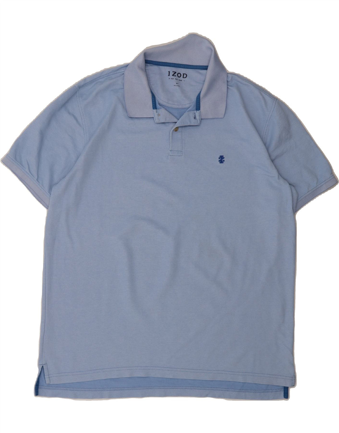 IZOD Mens Polo Shirt XL Blue Cotton Vintage Izod and Second-Hand Izod from Messina Hembry 