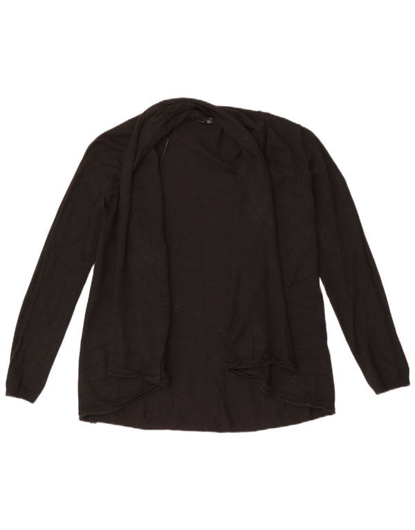 Sweter damski Zara z otwartym kardiganem UK 14, duży, czarny