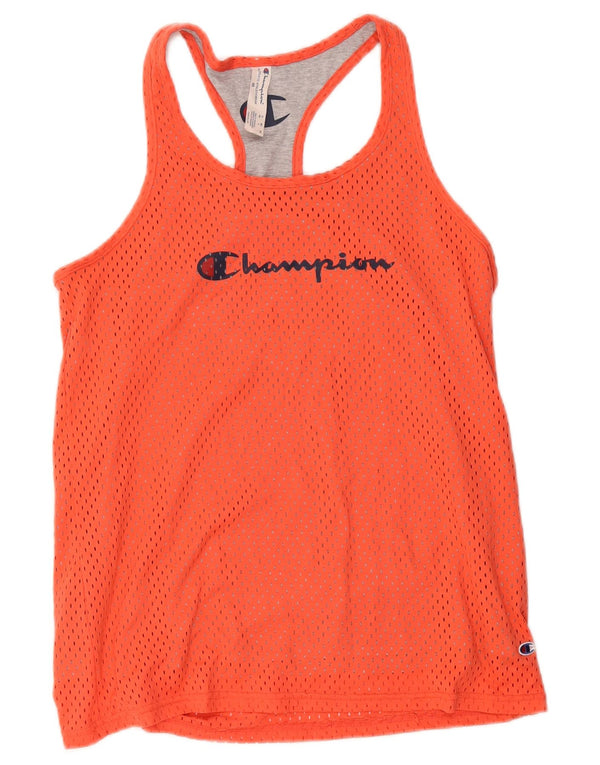 Damska kamizelka Champion Athletic Fit Graphic Top UK 14 Średni pomarańczowy poliester