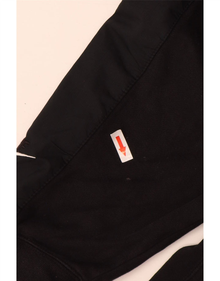 Męski sweter z kapturem i zamkiem Nike, 2XL, czarna bawełna