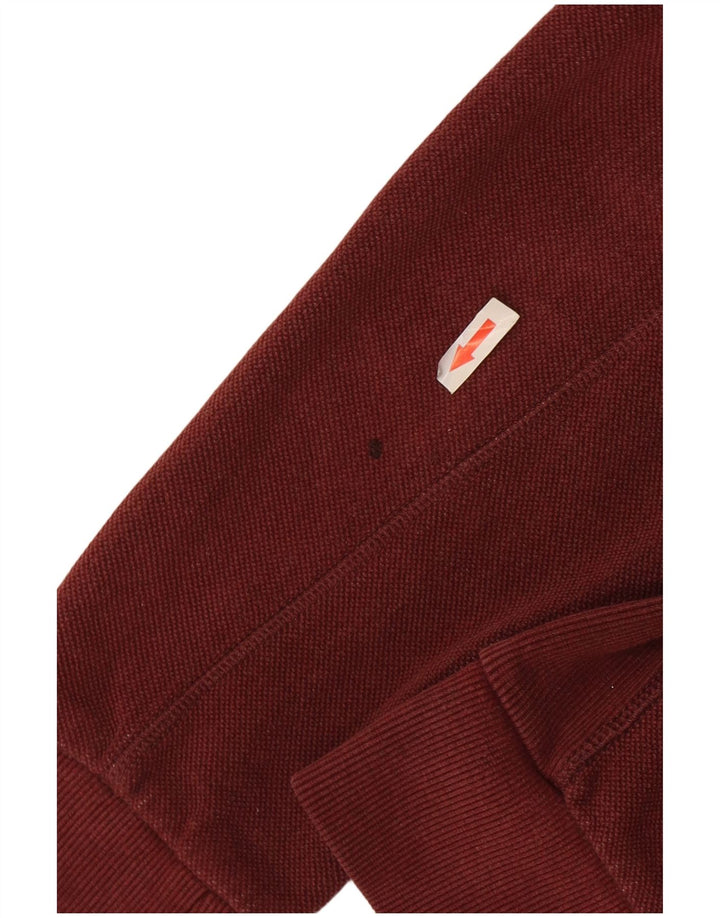 Męski sweter z kapturem i zamkiem błyskawicznym Timberland, średni burgund