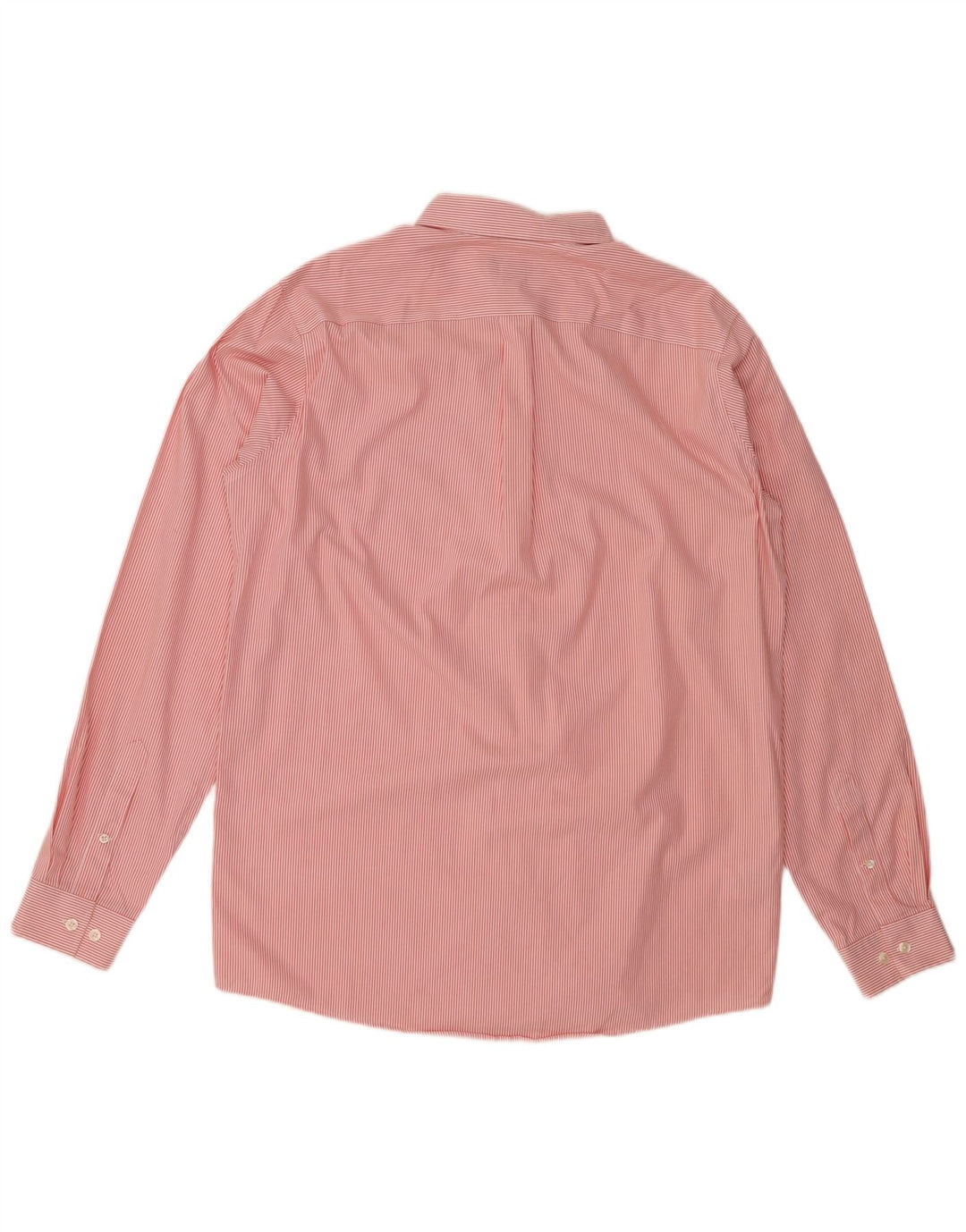 Męska koszula o swobodnym kroju Eddie Bauer, duża, czerwona, bawełniana w prążki