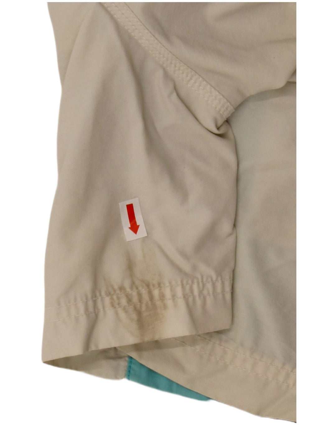 Męskie spodenki kąpielowe DIESEL, małe, bawełniane w złamane białe paski