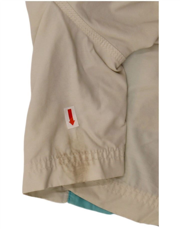 Męskie spodenki kąpielowe DIESEL, małe, bawełniane w złamane białe paski