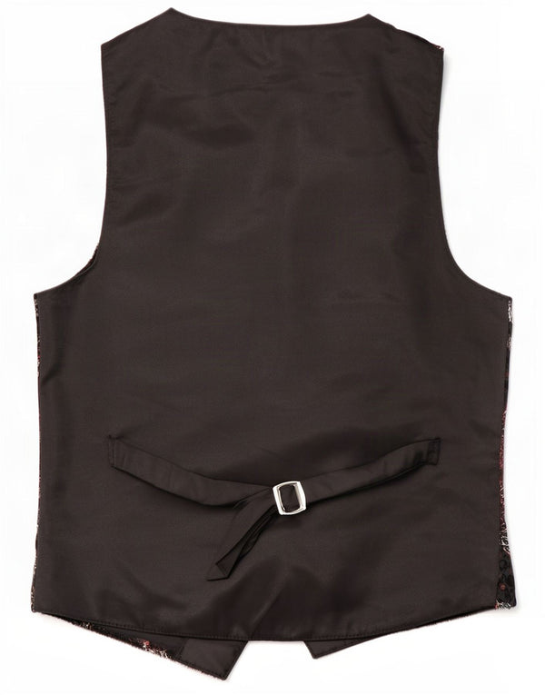 Kamizelka damska Western UK 12 w stylu vintage, średnia czarna geometryczna