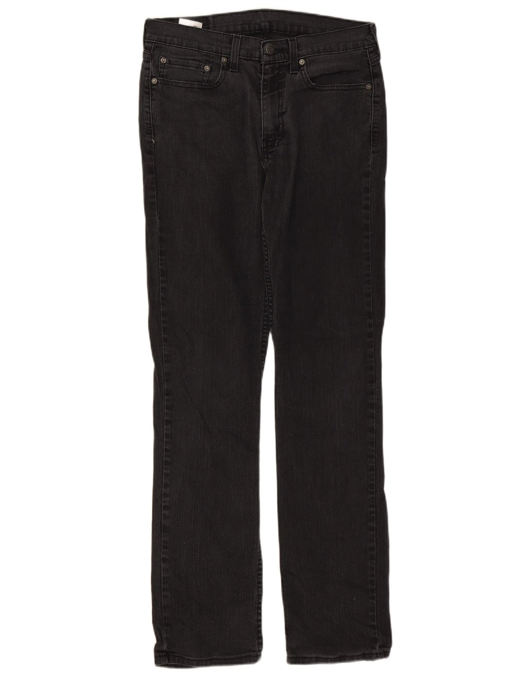 Męskie dżinsy Levi's 514 Straight W32 L34 Czarna bawełna
