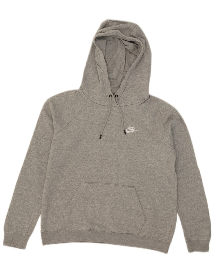 Damski sweter z kapturem Nike UK 14, średnioszary, bawełniany