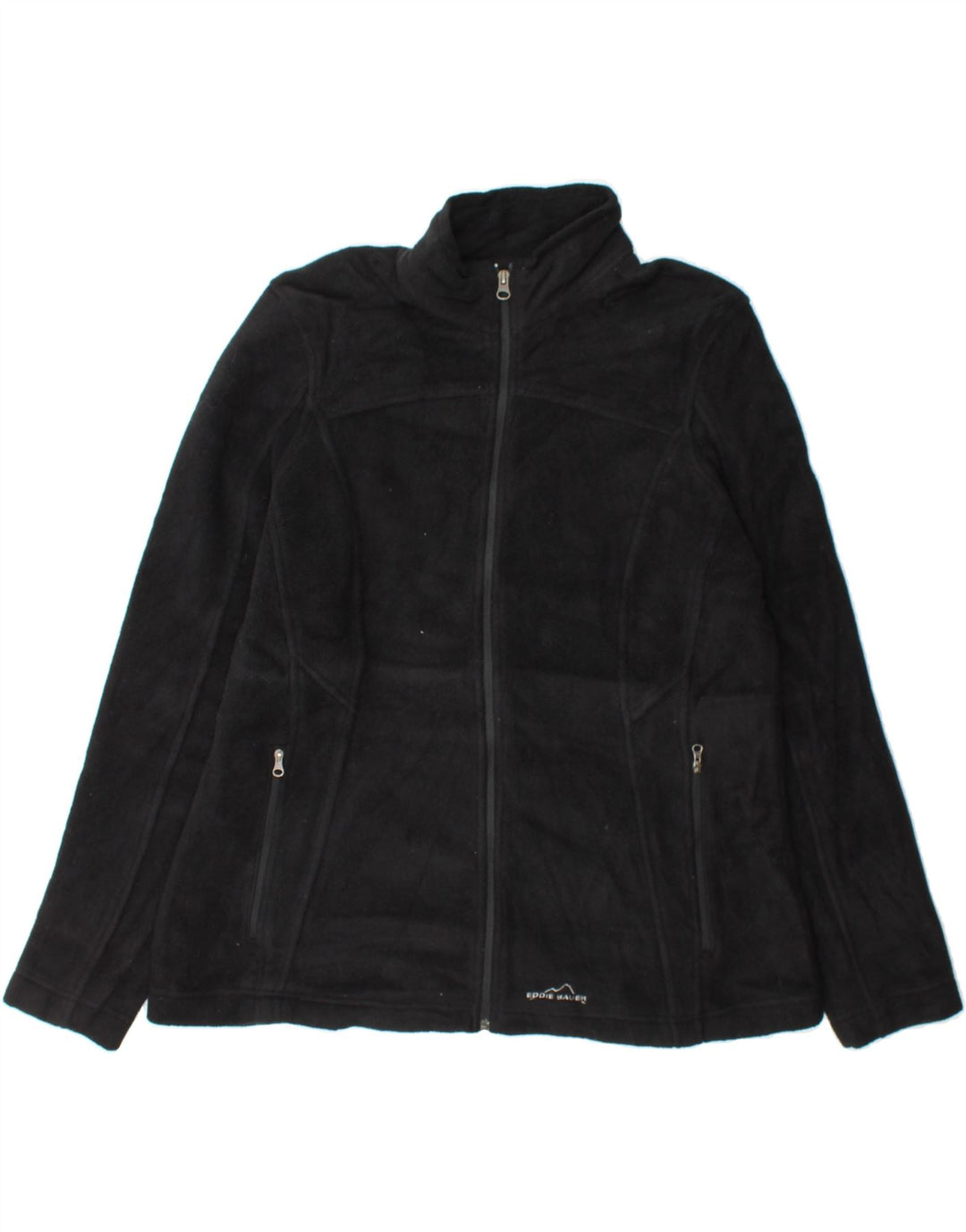 EDDIE BAUER Womens Fleece Jacket UK 18 XL Black Polyester Vintage Eddie Bauer and Second-Hand Eddie Bauer from Messina Hembry 