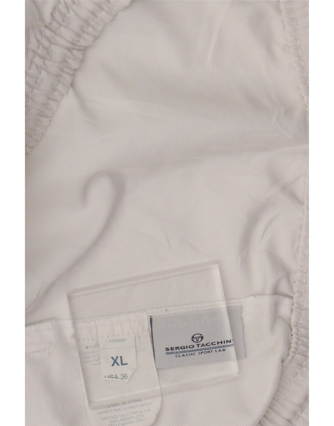 Męskie spodenki sportowe SERGIO TACCHINI XL, biały poliester