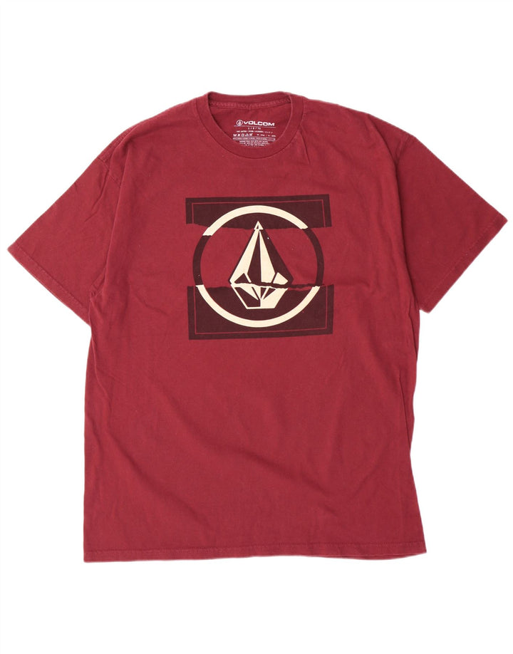Volcom Chłopięce 13-14 lat, duża, bordowa bawełna