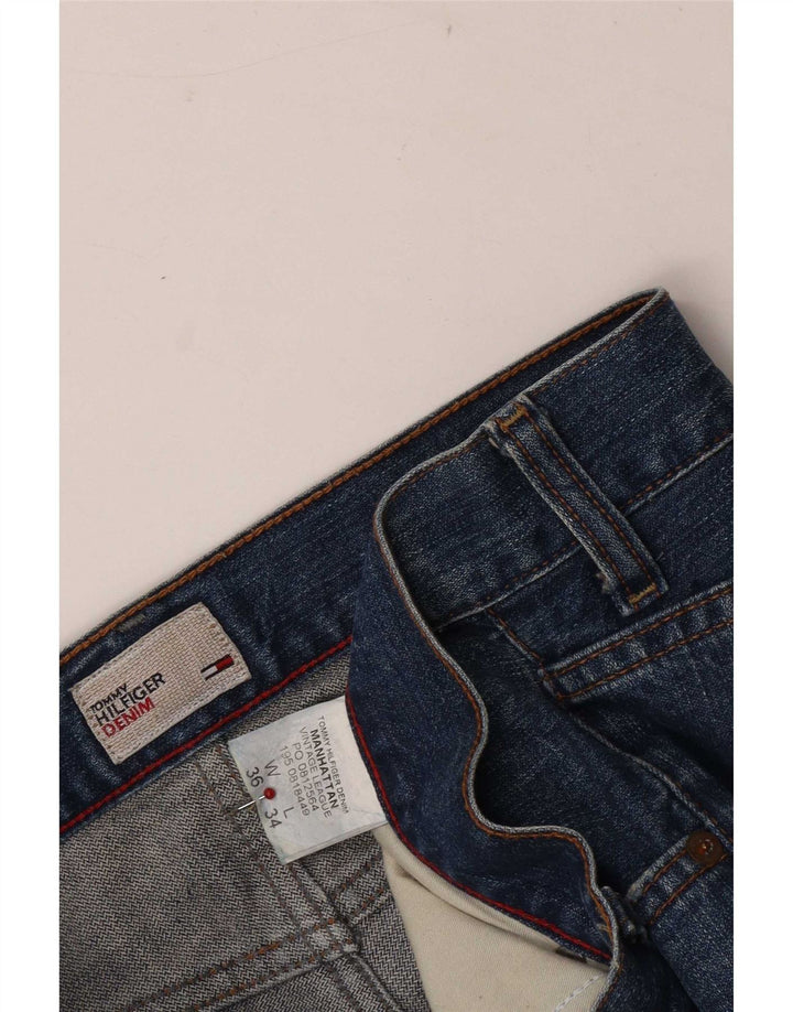 Męskie jeansy Bootcut Tommy Hilfiger W36 L30 Niebieskie bawełniane