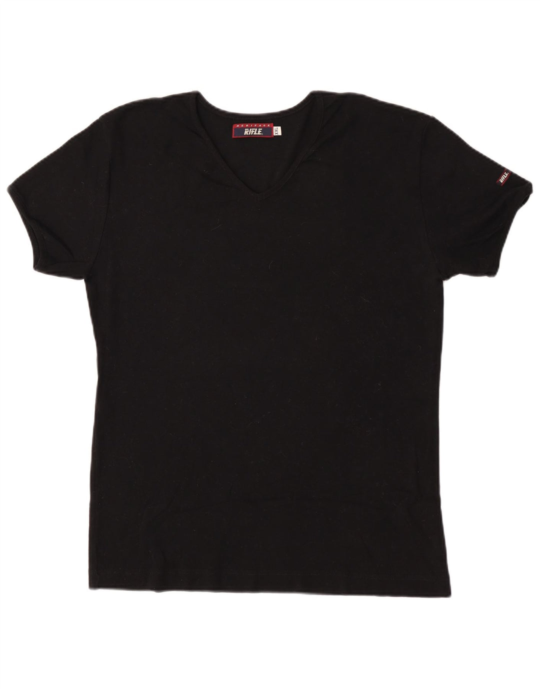 Koszulka męska Rifle Top 2XL, czarna, bawełniana