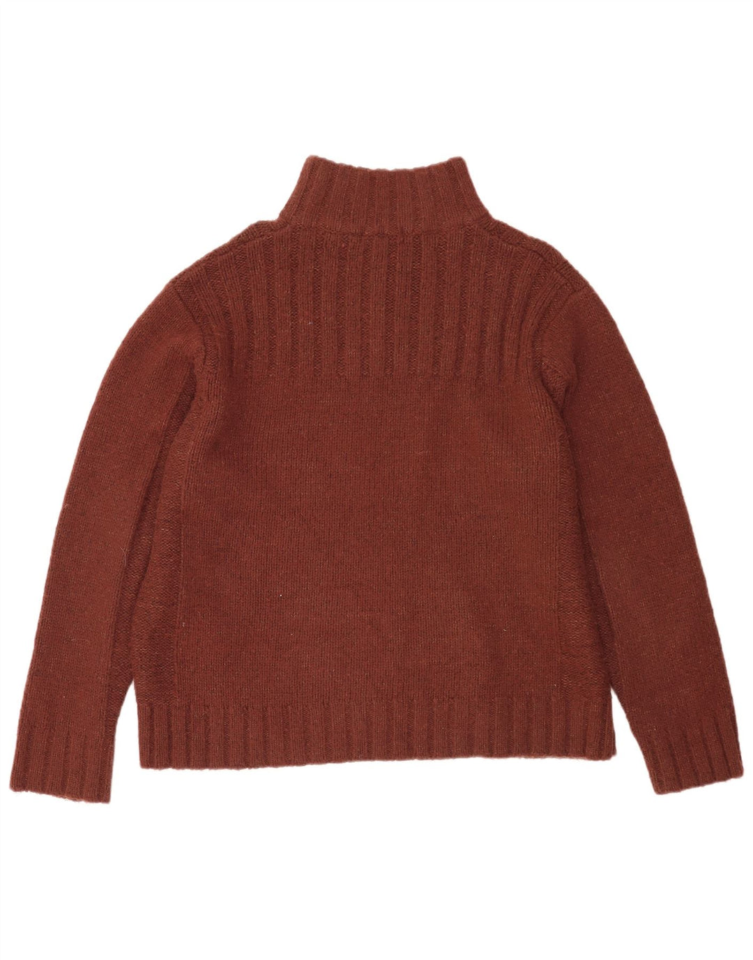 Marks & Spencer Męski sweter z zamkiem błyskawicznym XL, brązowy, akrylowy
