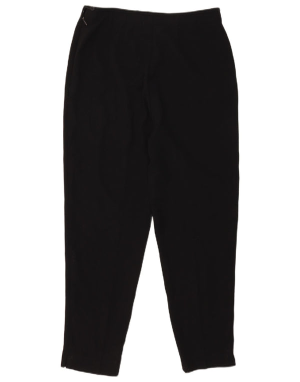 Marks & Spencer Damskie spodnie garniturowe z wysokim stanem UK 16 Large W30 L27 Czarne