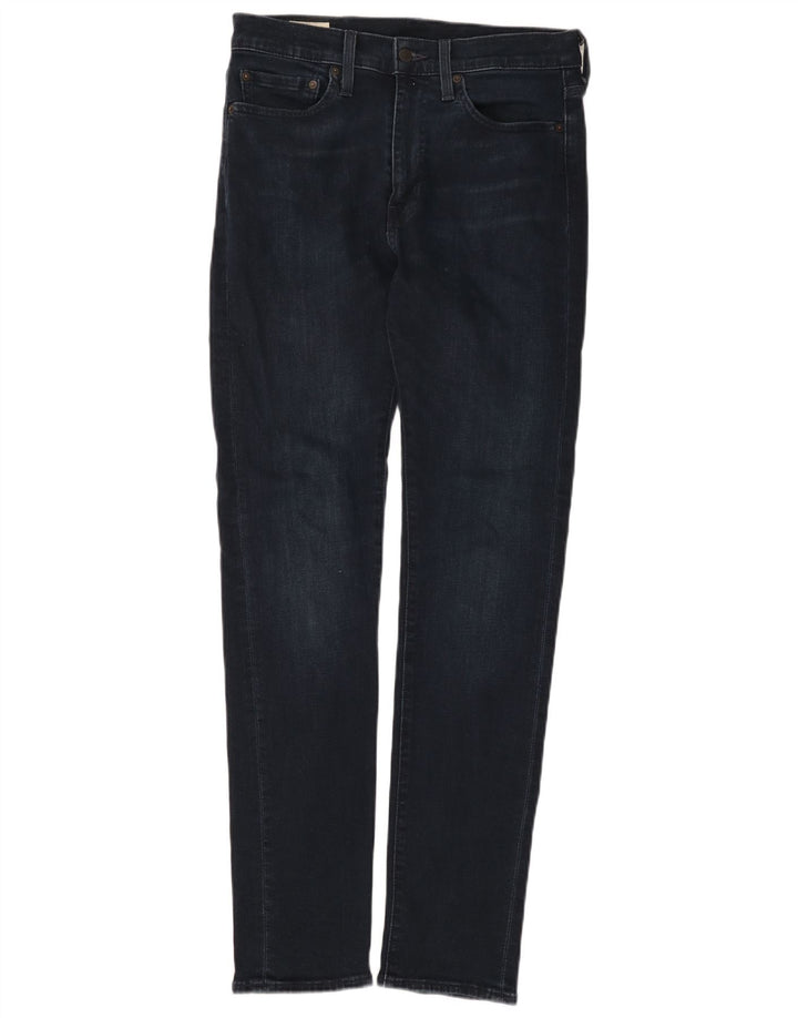 Męskie jeansy Levi's Slim W32 L34 Granatowa bawełna
