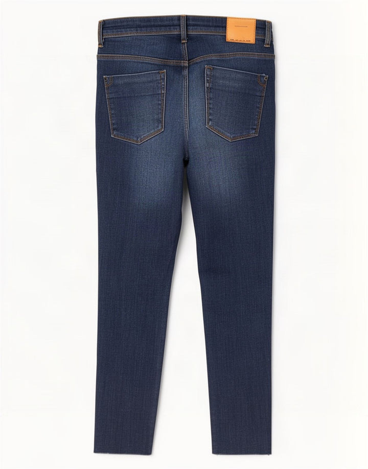 Damskie proste dżinsy Zara EU 40 Medium W30 L27 Niebieskie