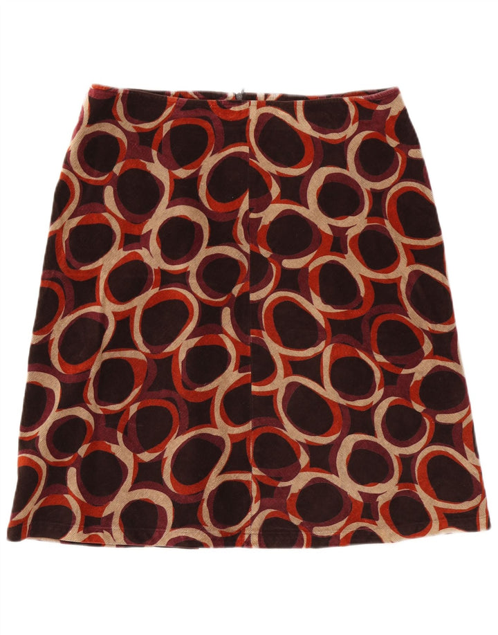 Damska spódnica w kształcie litery A HOBBS UK 16 duża W34 wielobarwna bawełna w kropki